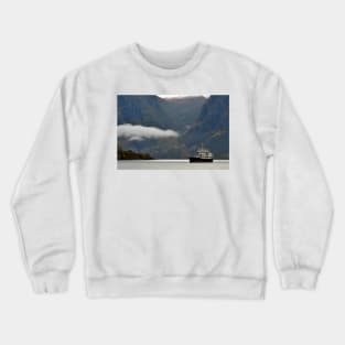 Aurlandsfjord Flam Norwegian Fjord Norway Crewneck Sweatshirt